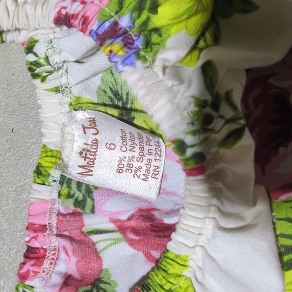 Matilda Jane floral Capri outfit size 6 - Picture 3 of 6